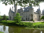 Le chÃÂÃÂ¢teau de Bornem le long du viel escaut